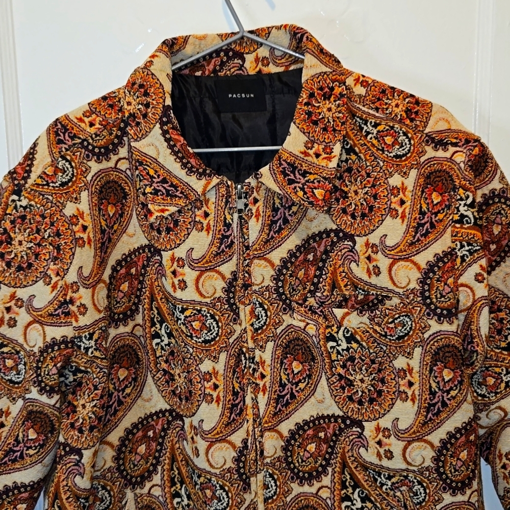 Pacsun Paisley Jacket NWOT